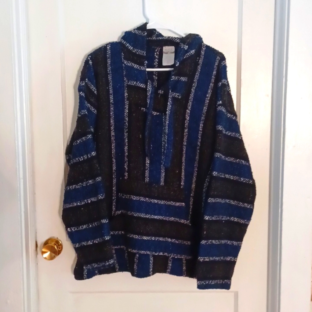 BAJA hoodied pull over jacket size xlarge